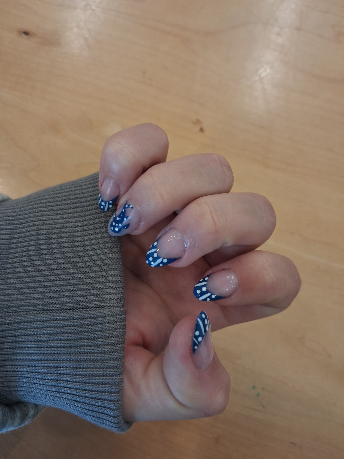 Finished manicure